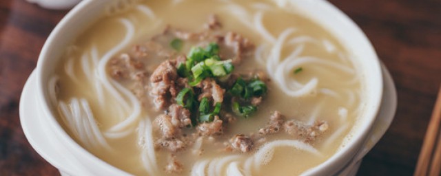 豆汤米线的做法和配方 豆汤米线的做法次序和配方