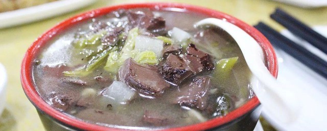 猪血豆腐汤 猪血豆腐汤怎么做