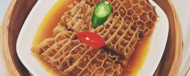 广东茶点牛百叶的腌制方法 广东茶点牛百叶的腌制做法