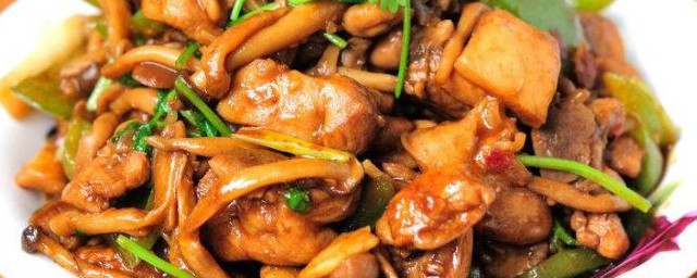 鸡肉炒蘑菇家常做法窍门 鸡肉炒蘑菇做法步骤