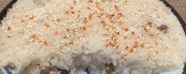 糯米饭的制作方法步骤 糯米饭的制作方法步骤介绍