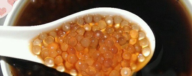 红糖水西米露糖水怎么做 红糖水西米露做法