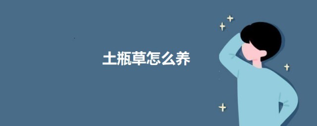 土瓶草怎样养 土瓶草养殖办法