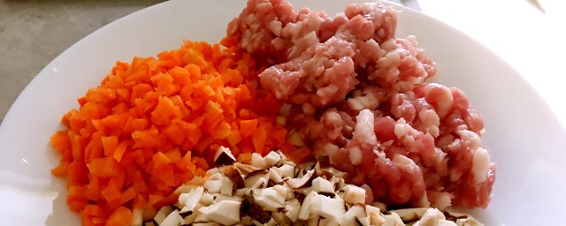 食材红萝卜肉馅做法窍门 食材红萝卜肉馅制作方法