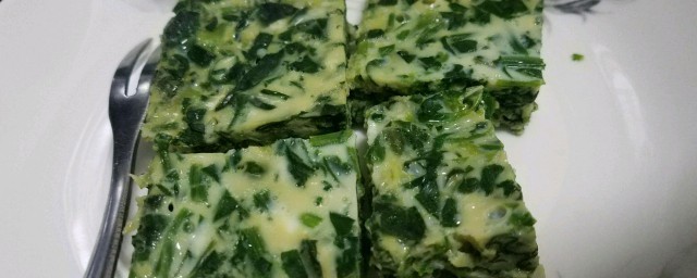 怎么制作东北菠菜鸡蛋糕 如何制作东北菠菜鸡蛋糕