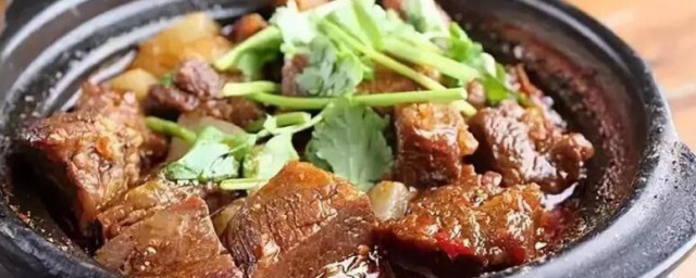 砂锅怎么做牛肉干 牛肉干的做法
