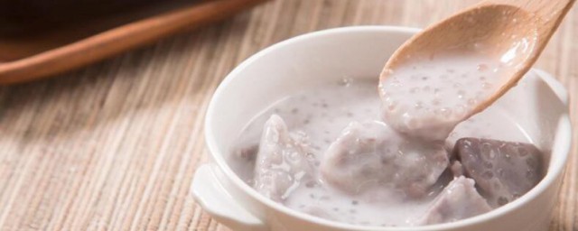芋头西米奶昔怎么做 芋头西米奶昔的做法