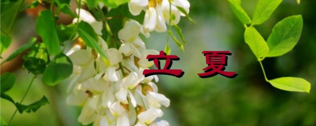 立夏杭州吃什么 立夏节气介绍