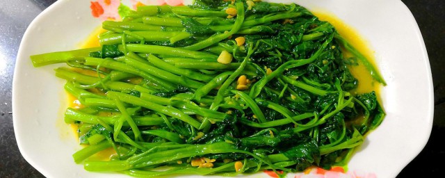 蒜末空心菜做法窍门 怎么做蒜末空心菜