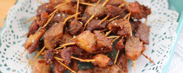 五香牙签肉怎么做 如何做五香牙签肉