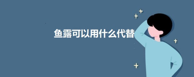 鱼露可以用什么代替 鱼露的简介