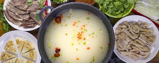羊肉汤锅配菜 羊肉汤锅的配菜怎样搭配