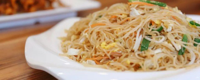 广东正宗炒米粉怎样做 制作炒米粉的技巧