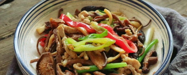 肉丝炒杂菇次序 肉丝炒杂菇的技巧