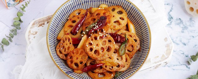 干锅藕片的家常做法次序 干锅藕片的家常做法与次序简介
