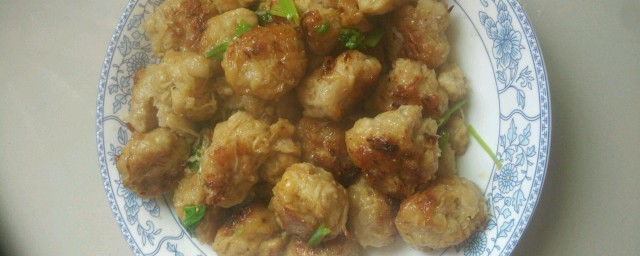 做萝卜肉丸子的技巧 做萝卜肉丸子的技巧次序