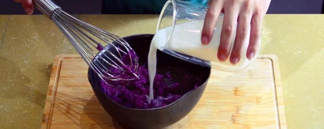 紫薯纯牛奶的制作技巧 紫薯牛奶稀的家常做法分享?