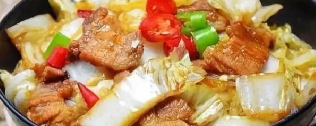五花肉白菜做法诀窍 五花肉炒白菜怎样做