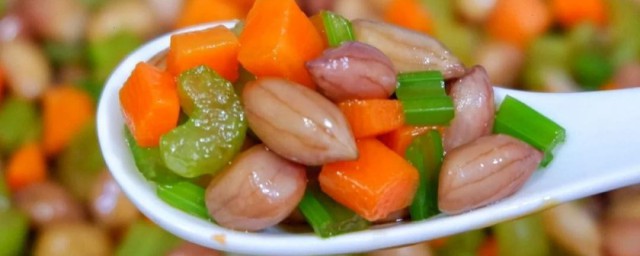 花生胡萝卜凉拌怎么做 花生胡萝卜凉拌的做法
