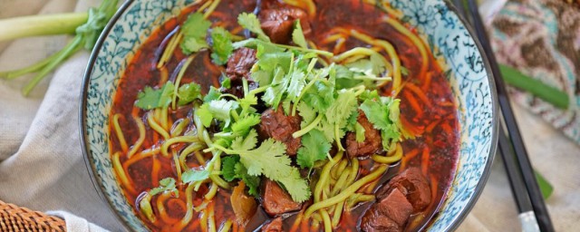 正宗的牛肉面做法和配方 正宗的牛肉面怎样做