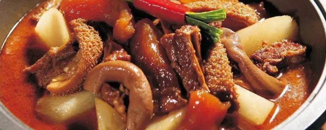 红烧牛肚子怎么做 红烧牛肚子的制作要领
