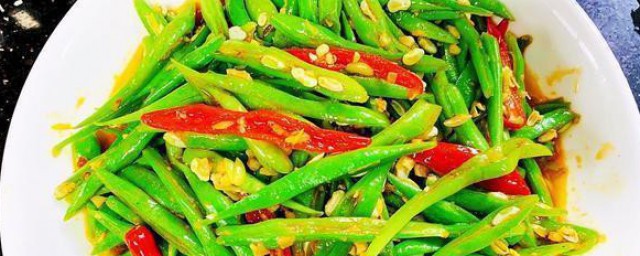 怎样做干煸刀豆 干煸刀豆做法简介