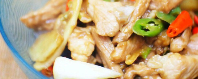 百合小炒肉怎样做 家常百合小炒肉