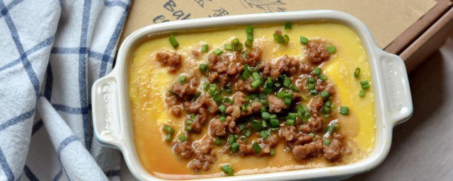 肉末蛋羹怎样做 肉末蛋羹做法