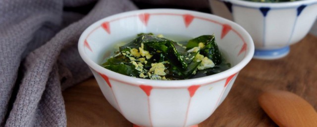 家庭自制裙带菜鸡蛋汤 裙带菜鸡蛋汤做法介绍