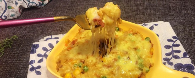 蔬菜肉丁焗饭 如何制作蔬菜肉丁焗饭