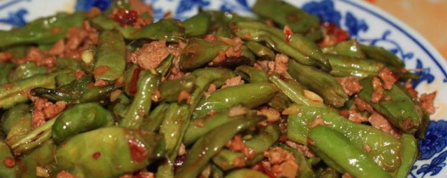 鲜蘑烧扁豆 鲜蘑烧扁豆怎样做