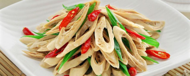 凉拌豆筋棍做法次序 凉拌豆筋棍怎样做