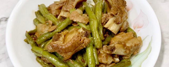 豆角炖排骨的家常做法次序 怎样做豆角炖排骨