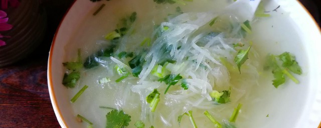 家常汤粉丝做法次序 家常汤粉丝怎样做