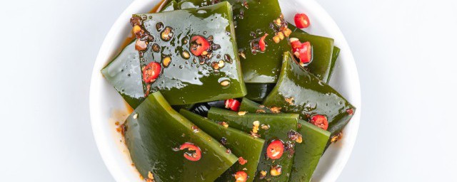 海带怎样做好吃饭菜 制作凉拌海带的技巧