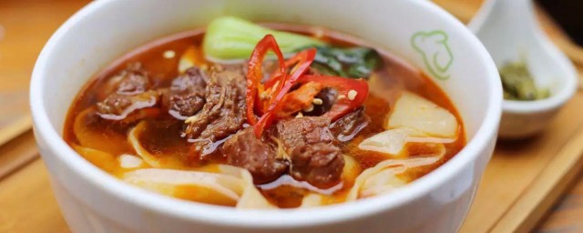 牛肉宽面的制作技巧 牛肉宽面的家常做法