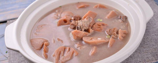 藕汤怎么炖是粉的 莲藕炖汤的做法