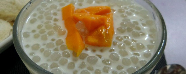 香芋芒果牛奶西米露怎样做 香芋芒果牛奶西米露做法简介