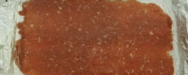 锡纸猪肉脯的制作要领 锡纸猪肉脯怎么制作
