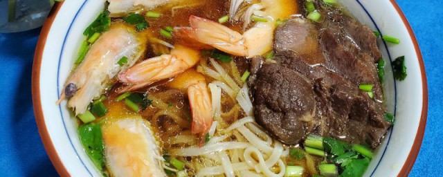大虾牛肉面做法窍门 大虾牛肉面做法
