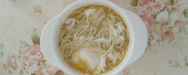 怎样煮清汤鸡蛋面 清汤鸡蛋面的做法