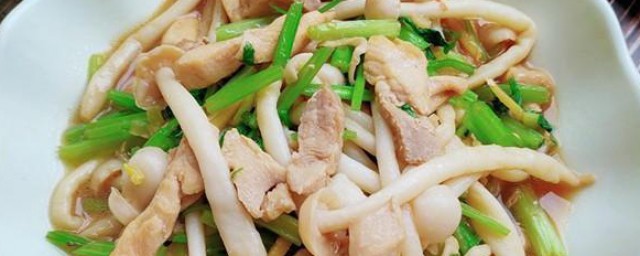 炒海鲜菇方法 炒海鲜菇好吃的做法介绍