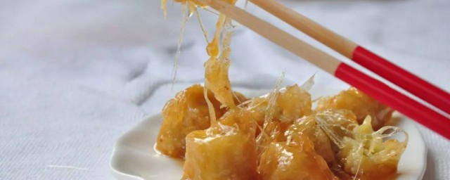 拔丝肉拌豆沙 怎样做拔丝肉拌豆沙