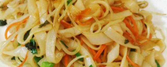 豆芽炒河粉做法步骤 做河粉炒豆芽的方式