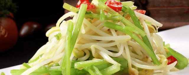 芹菜黄豆芽炝锅面条如何做 黄豆芽炝锅面条的做法