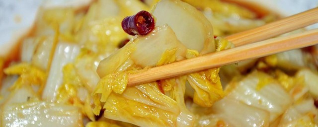 客家酸甜白菜怎样做 酸甜白菜的做法