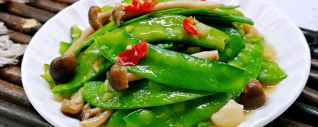 荷兰豆炒蟹味菇 怎样做荷兰豆炒蟹味菇