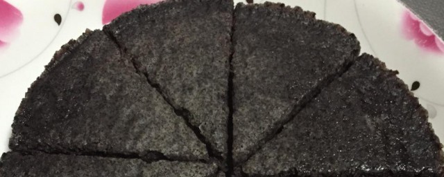 无油黑米糕的做法步骤 无油黑米糕的做法