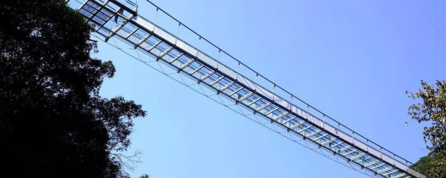 中央山公园玻璃桥在哪里 中央山公园玻璃桥是什么结构