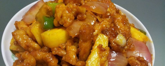 菠萝咕噜肉的做法步骤秘诀 菠萝咕噜肉正宗做法